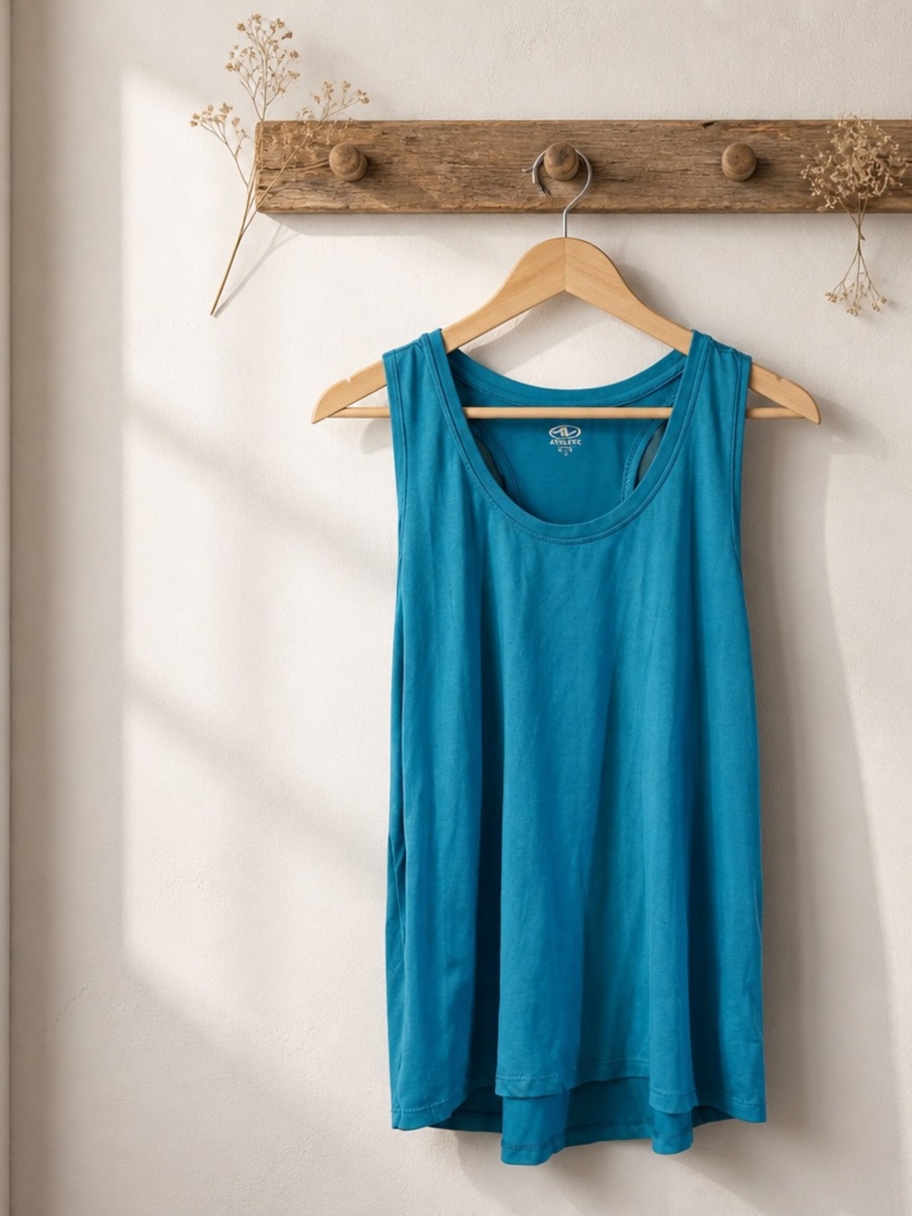 Athletic Works Teal Blue Active Tank Top - Picture 2 of 5